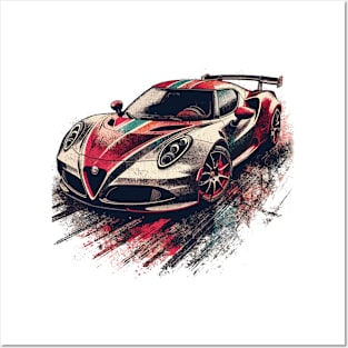 Alfa Romeo 4C Posters and Art